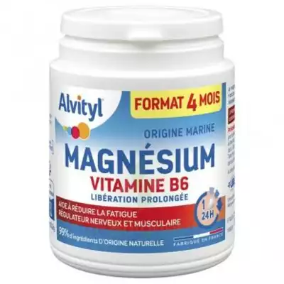 Alvityl Magnésium Vitamine B6 Libération Prolongée Comprimés Lp Pot/120 à Sèvres